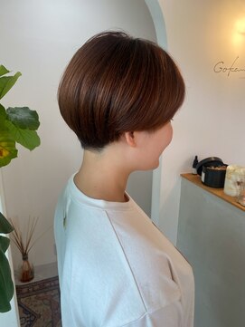 ゴカン(Gokan) 刈り上げマッシュショート/yui