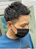 ハイライト/マッシュパーマ/束感/波巻き/メンズ