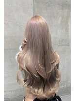 ソアバイリコヘアー(soar by LiCO Hair) 韓国風ミルクティーベージュカラー＋髪質改善水光トリートメント