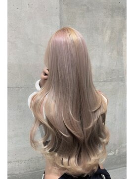 ソアバイリコヘアー(soar by LiCO Hair) 韓国風ミルクティーベージュカラー＋髪質改善水光トリートメント