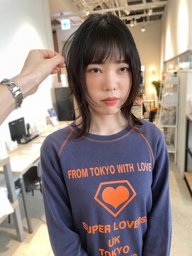 ヘアーエスクールシーユー 枚方T-SITE店(hair S.COEUR×Cu) ウルフカット