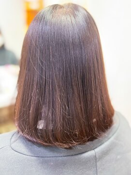 アークスヘアー 20代30代40代髪質改善ショコラアッシュ艶感ロブヘアー透明感