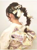 ☆成人式☆振袖着付け＋ヘアセット