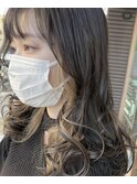 インナーカラーミルクティーベージュ