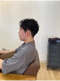 お客様髪質改善データ1201(アップバングパーマ)