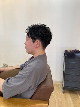 グランバイ アトリエドングリ(Grand × AtlierDonguri) お客様髪質改善データ1201(アップバングパーマ)