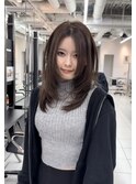 ミディアムレイヤー 抜け感レイヤー