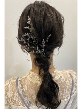 ヘアセットサロン サロンエイミー(salon aemii) ローポニーテール