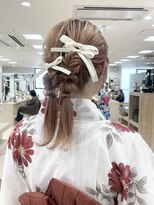 ケンジ 平塚ラスカ店(KENJE) 結婚式ヘア/ポニーテールアレンジ/平塚アレンジ/お呼ばれヘア