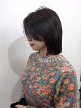 シャロン(SHARON) 【SHARON】レイヤーカット×ダークグレー