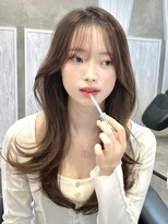 ユニコ(unico)&nbsp;韓国風/レイヤー/小顔/前髪カット/髪質改善/グレージュ/透明感