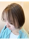［-tre-］ボブ×インナーカラー　20代/30代/40代