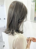 メゾンアクア 表参道(Maison ACQUA)&nbsp;◎ブリーチなしカラーメルティーカラーオリーブベージュ