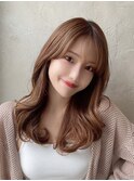 20代30代40代大人かわいいセミロング