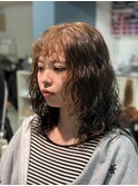 プードルパーマ/似合わせカット/ウェーブヘア/簡単スタイリング