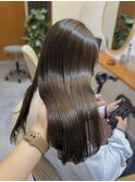透明感アッシュベージュ＊赤みを抑えた柔らかカラー/横浜