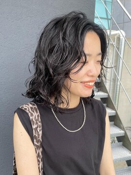 ナループロアボタン(Nalu pu loa BOTAN) レイヤーパーマ/黒髪パーマ