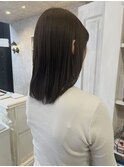 福山美容室caary 切りっぱなし内巻き顔まわりレイヤー20代30代