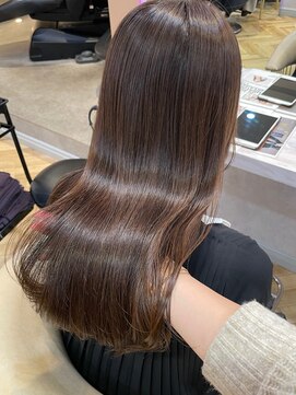 ロンド フィーユ(Lond fille) くびれヘア/顔周り/韓国/ボブ/レイヤーカット/前髪/カラー/銀座