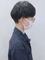 モリオフロムロンドン 松戸店(Morio from London)&nbsp;【メンズ 松戸 岩口】ブルーブラックツーブロマッシュショート