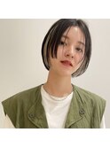 【各務原・ヘッドスパ】個性派ボブ