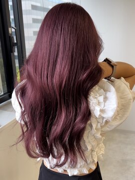 リコ ヘアアンドリラクゼーション 名駅店(LICO HAIR＆RELAXATION) 【美髪髪質改善】ブリーチありピンクパープル