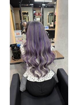 ラピス 大阪心斎橋店(Lapis) Theギャル！！王道グレーにエクステハイライト！！