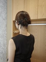 ネロ フタコタマガワ(NERO FUTAKOTAMAGAWA)&nbsp;【清水夏生】参列ヘアアレンジ×ロブ