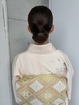 スタジオカラー(Studio Color) タイトシニヨン×訪問着お着付け