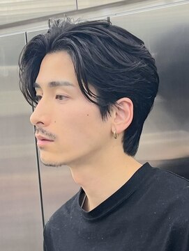 レタッチ バイ フィフス 天神大名(RETOUCH by fifth) 天神メンズパーマフェザーパーマシャドウパーマセンターパート