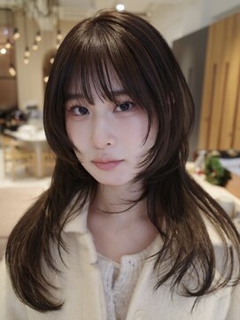 マーシィ(MARCIE) layer hair × olive brown