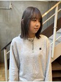 ダブルカラー/グレージュカラー/透明感カラー/レイヤーカット