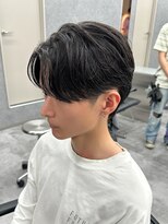 エルマーク 梅田(L-MARK) ニュアンスパーマ/センターパート/マッシュ/カルマパーマ/メンズ