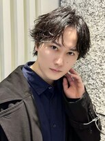 ジーナ 天神(Zina)&nbsp;センターパート/フェザーパーマ【メンズサロンZina天神】