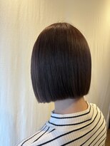 ココカラヘアー ニコ(cococara hair nico)&nbsp;切りっぱなしボブ/アッシュカラー/髪質改善ストレート