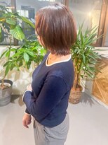 クリック(Click) 着物ヘア/大人ガーリー/ダークアッシュ/似合わせカット/小倉