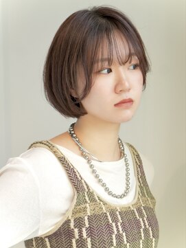 インセプション 銀座(INCEPTION) 丸みショート・ボブ/丸顔/前髪あり/絶壁解消/20代/30代/長め