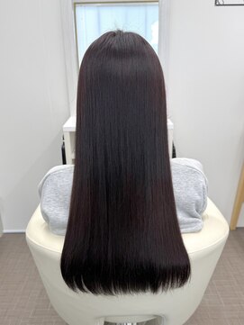 シャルムパリス(charme paris) ブラウン×レッド 髪質改善 カラー トリートメント