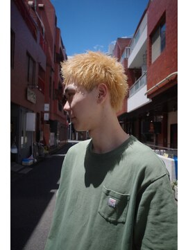 ディスデイバイネルケ 立川(Thisday by nelke) 立川ハイトーンブリーチスパイキーショートメンズ