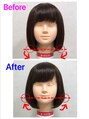 ヘアパラダイム Hair Paradigm ウエイトを上げる事で若々しさや活発な印象になる.