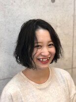 ヘア デザイン ビーチ(Hair Design Beach)&nbsp;【Beach】　切りっぱなしショート×クリスタルパーマ