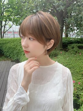 シー バイ ロンド 新宿(Sea by Lond) ハイライトと相性抜群☆丸みショートボブ【新宿】