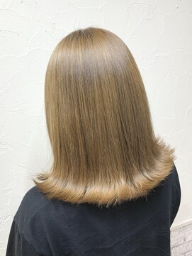 シュリット(schritt) ◎ケアブリーチ使用!ミルクティーベージュ◎ 村田裕幸