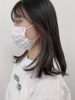 キー(kii)&nbsp;ポイントカラー　インナーカラー　福岡　天神　薬院　今泉