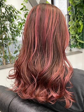 エイトヘアー(Ei8htHair) ピンクバレイヤージュ