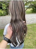 透け感たっぷり_ベージュハイライト