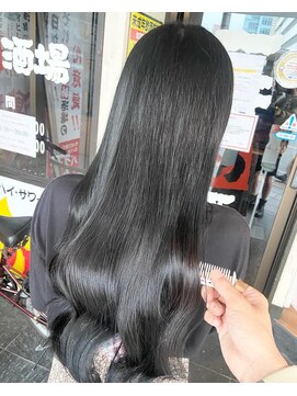 アヴァンス 天王寺店(AVANCE.) 艶感のあるカラー×オリーブグレージュ×髪質改善カラー