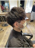 【ReiZ富士】ツーブロックかき上げヘアサイドパート♪