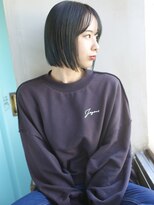 バース(BIRTH) 天神【BIRTH】透けバングフレンチボブ×くすみブルー 6