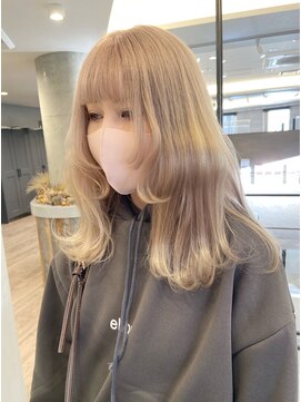 ルーブ トウキョウ(Loob. TOKYO) 《池袋》ハイトーンベージュカラー(ダブルカラー.Wカラー)